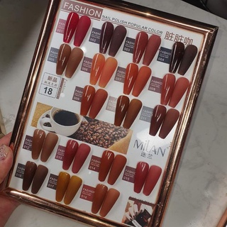 sét sơn thạch, sơn nhũ bột nail