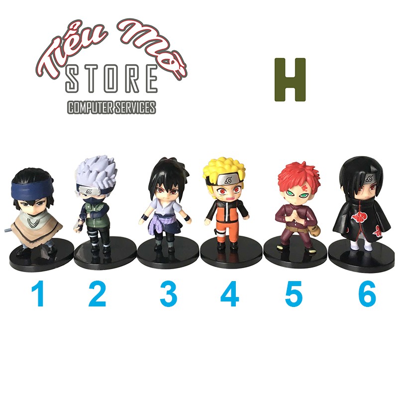 Mô hình chibi Naruto & friends - Sasuke, Kakashi, Itachi, Gaara, Hinata, Haruno