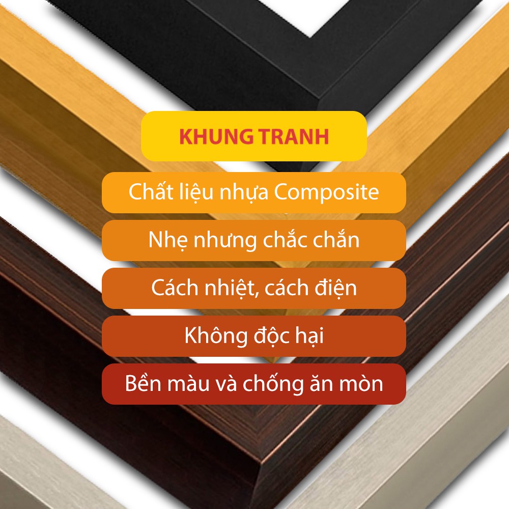 [FREESHIP ĐƠN 50K] Tranh in chữ thư pháp treo tường - Qùa tặng tri ân thầy cô - tôn sư trọng đạo - 20x30cm