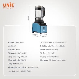 MÁY LÀM SỮA HẠT UNIE V3