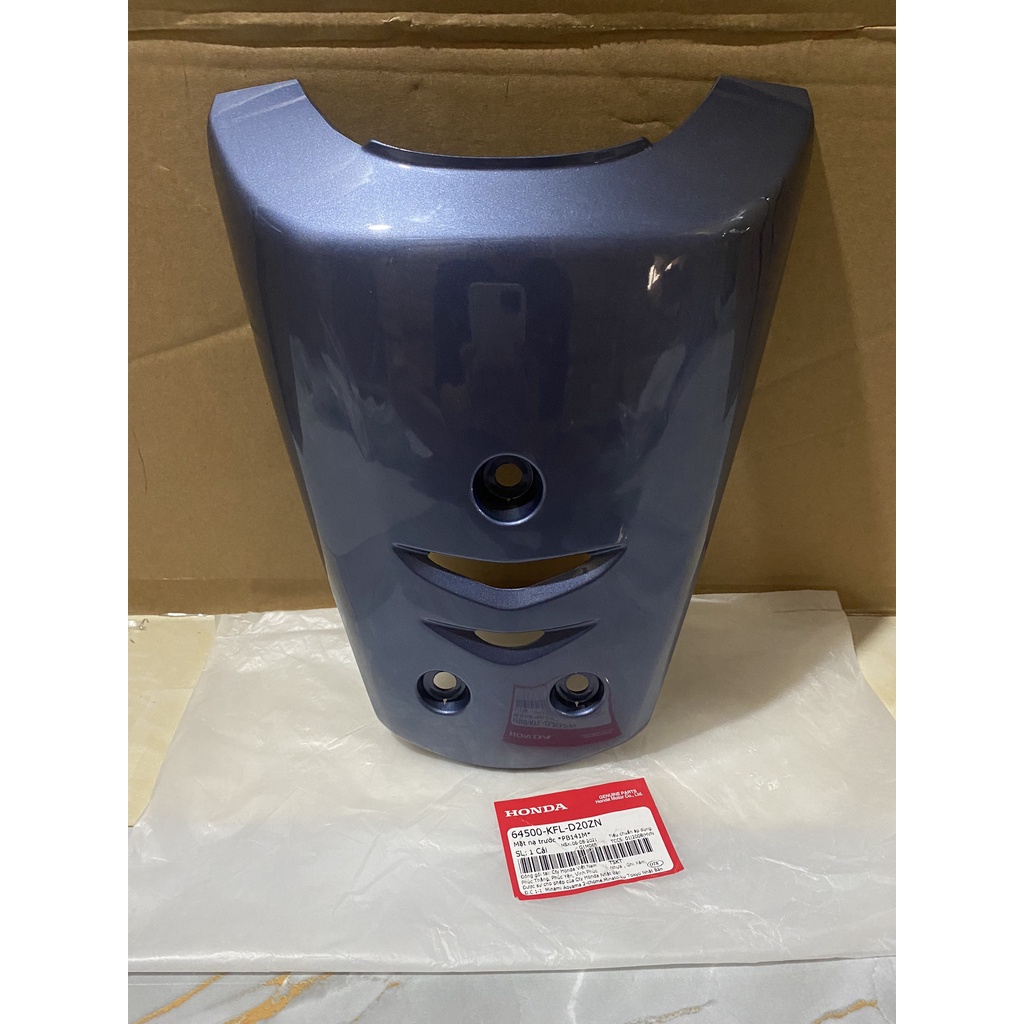 Bộ mặt nạ trước (Không tem) HONDA WAVE Anlpha Cũ năm 2003 màu Ghi xám. *PB-141M* 64500KFLD20ZN