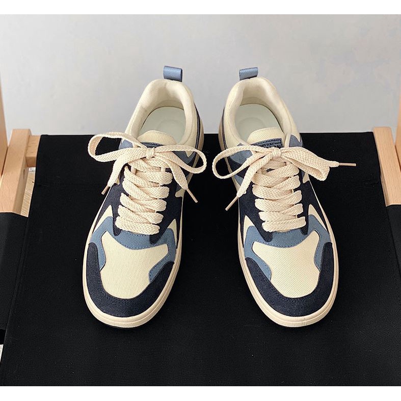 Giày thể thao sneaker nam D107, phong cách trẻ trung năng động, đế cao su non đi cực êm