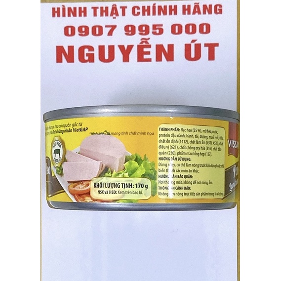 pate thịt heo vissan 170g