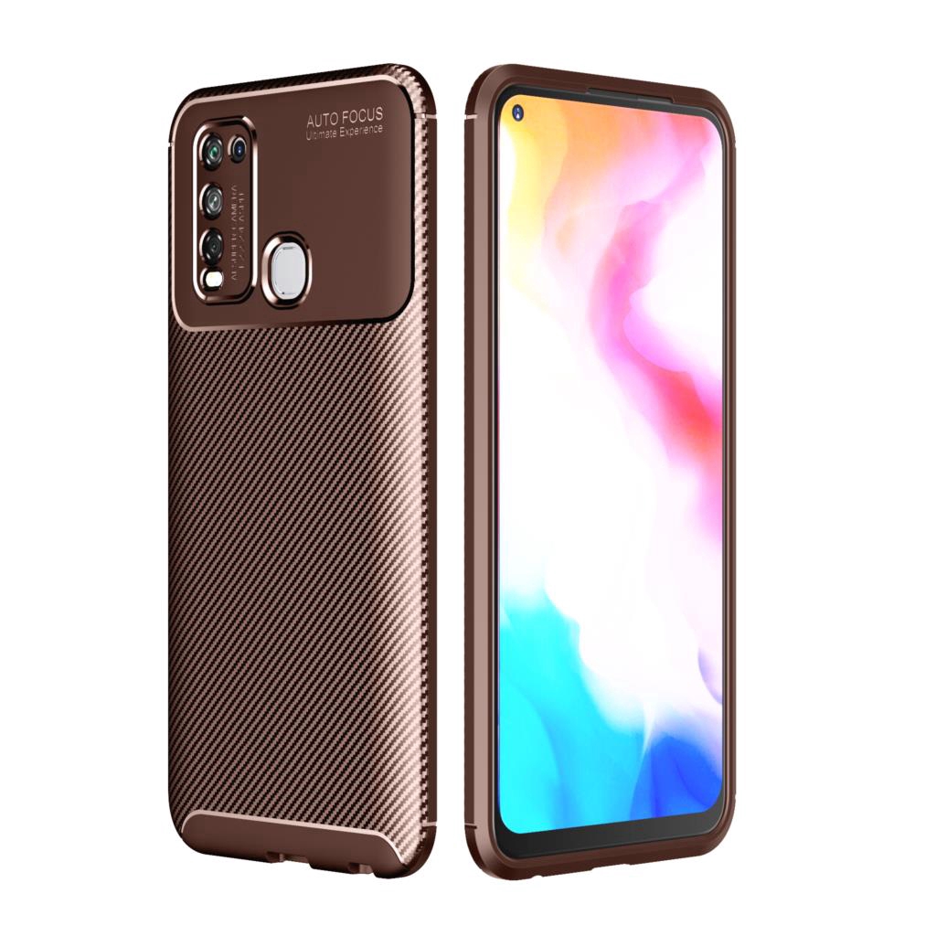 Ốp điện thoại chống sốc sợi carbon sang trọng cho VIVO Y50