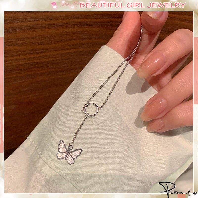Dây chuyền hợp kim mặt hình bướm thời trang cho nữ