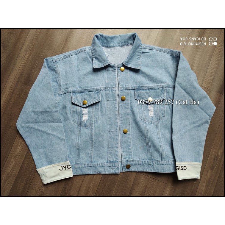 Áo khoác nữ chất jean cao cấp thời trang form dưới 58Kg SKJY BB49