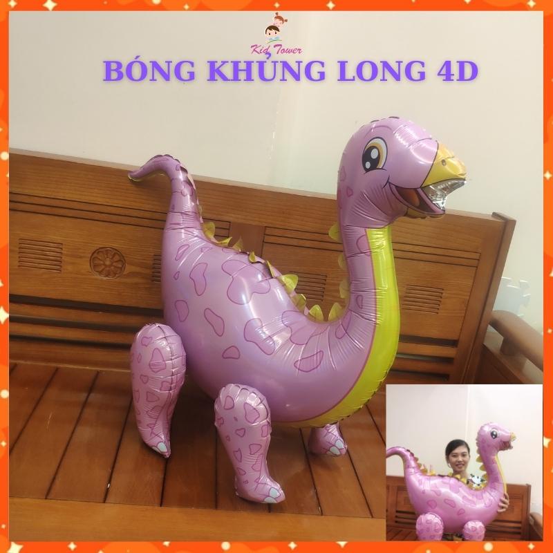 Bóng màng nhôm 4D lắp ráp hình Khủng Long cỡ đại