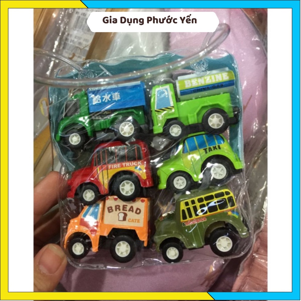 Bộ 6 ô tô đồ chơi
