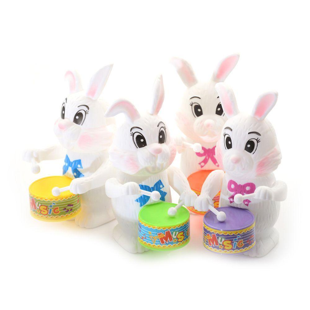 IVORY Đồ Chơi Thỏ Lên Dây Cót Phát Nhạc Dễ Thương Cho Bé Gái