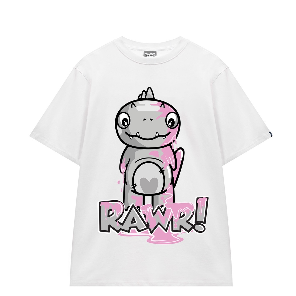 Áo thun | Áo phông nam nữ cotton thoáng mát Dripping RAWR - XXME - Trắng