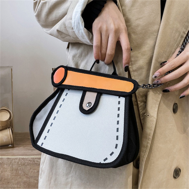 Túi đeo chéo vai IELGY bằng vải canvas thời trang sành điệu cho nữ