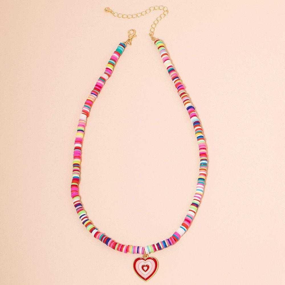 VANES1 Vòng cổ Đất Sét Y2K Nhiều Màu Sắc Sáng Tạo Phong Cách Hàn Quốc