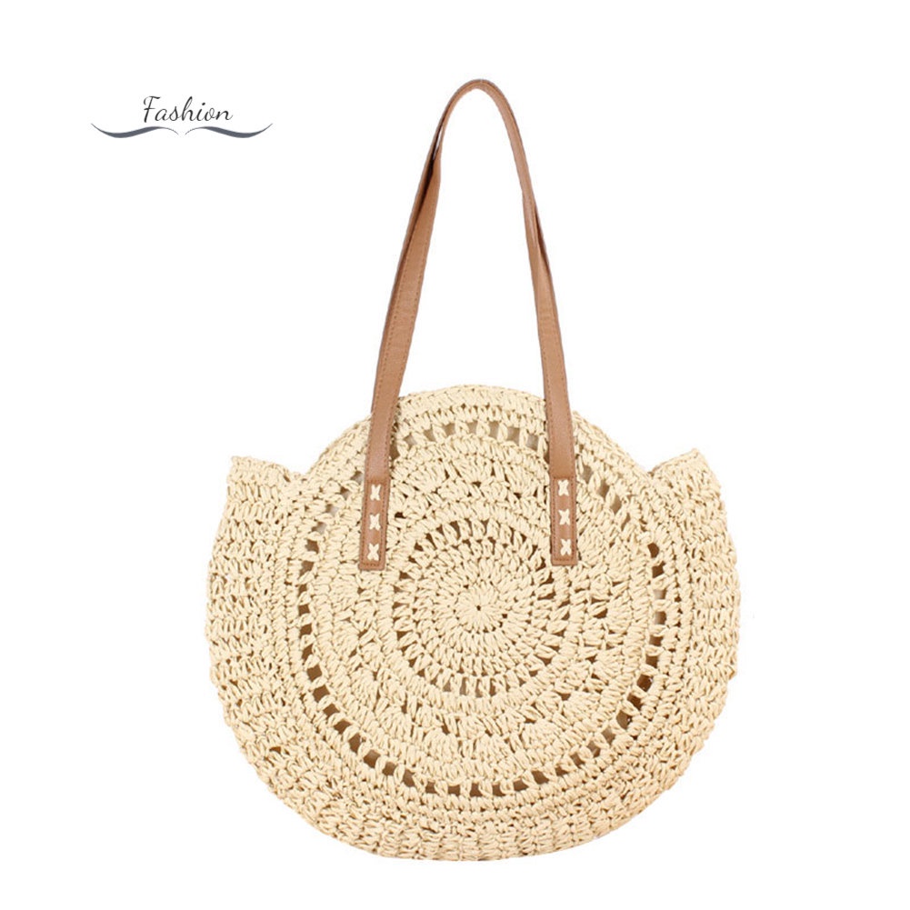 Túi Xách Đan Mây Dáng Tròn Thời Trang Nữ Tính