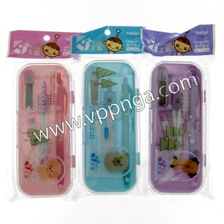 [MUA SỈ GIẢM 10%] Bộ Compa bút chì AJ-1009 (1 hộp)