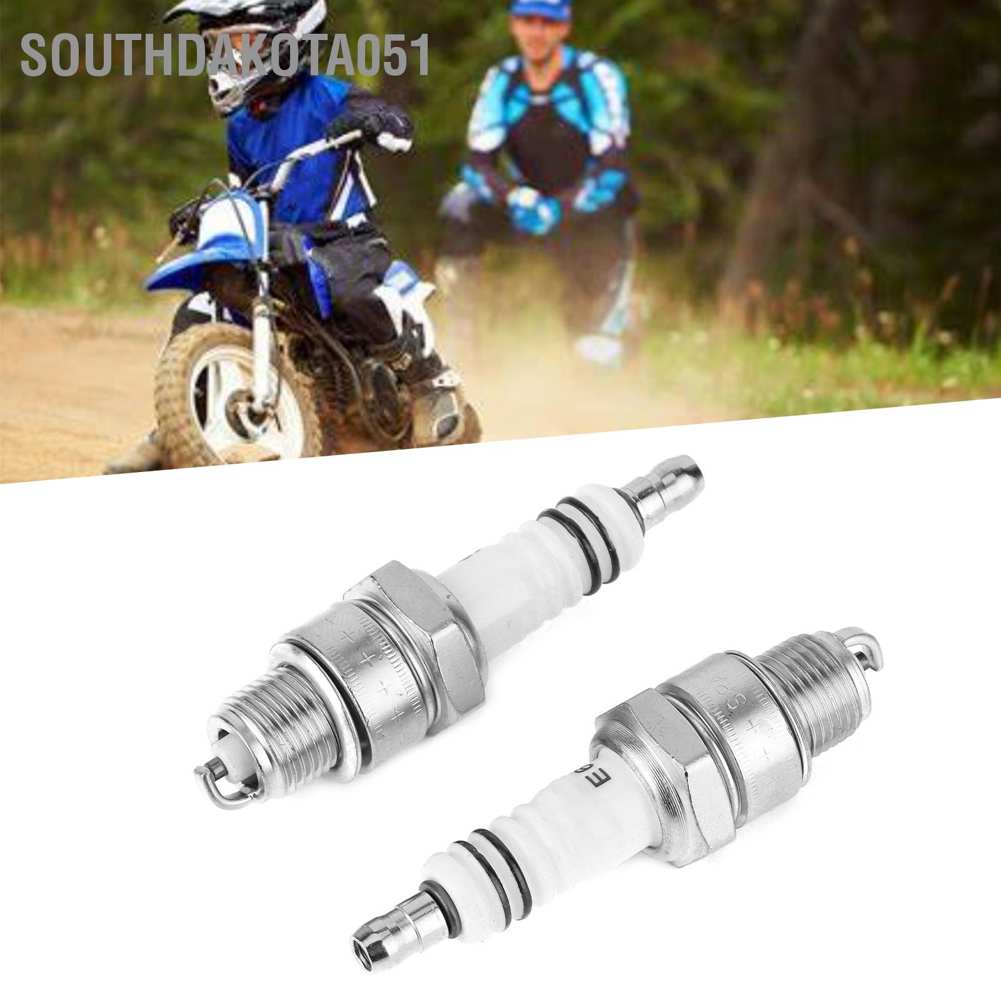 Hàng Sẵn 2 chiếc bugi đánh lửa E6TC phù hợp với YAMAHA PW50 PY50 PEEWEE 50 PIT Dirt Bike Bugi đánh lửa chuyên dụng dành cho xe máy YAMAHA【Southdakota051】