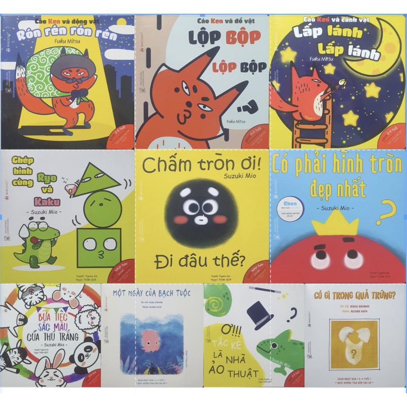 Sách ehon Wabooks tuyển tập hay nhất - Ehon Nhật Bản cho bé 0 - 6 tuổi