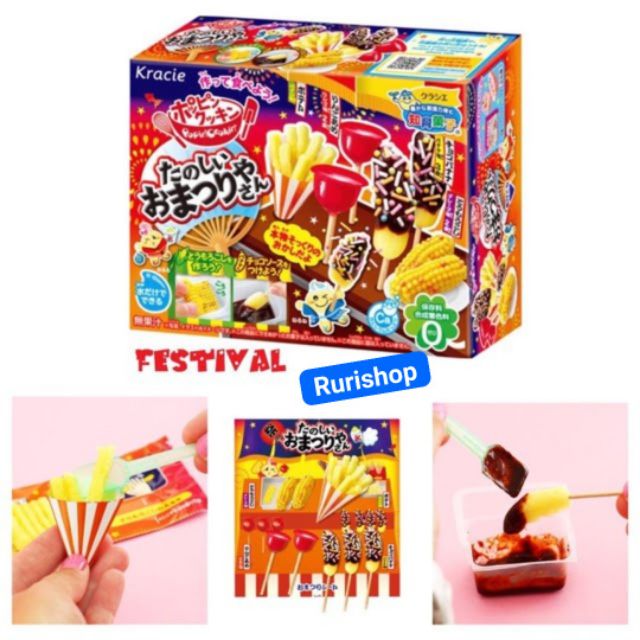 Popin Cookin làm kẹo, kem, bánh, tạo hình nhân vật_ Đồ chơi giáo dục Nhật Bản