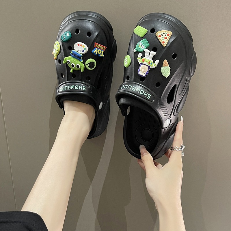 Dép Nữ Cross Kèm Sticker Siêu Hót ( Sục Cá 0