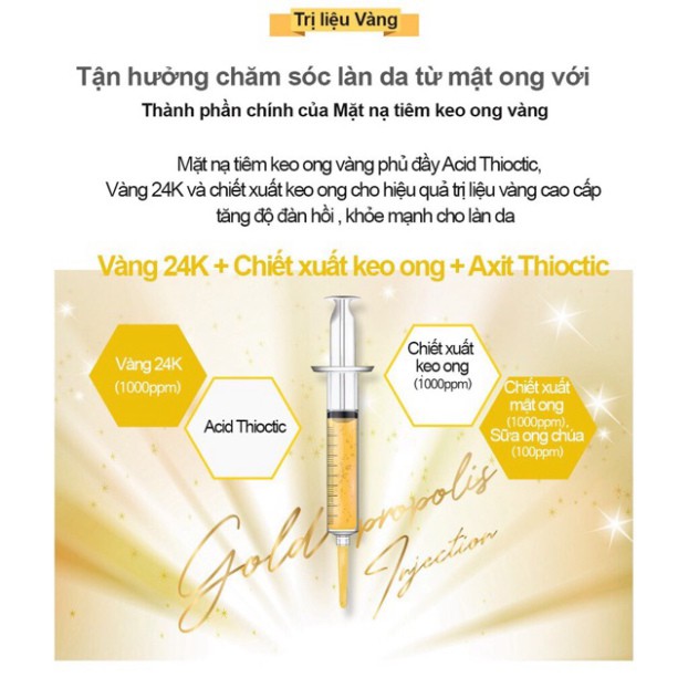 Mặt nạ Banobagi Gold Propolis Injection Mask 30ml