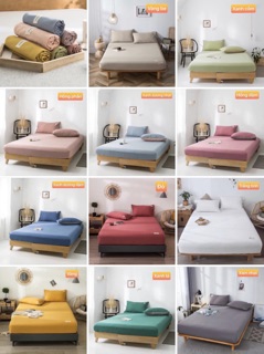 set ga kèm 2 vỏ gối coton Tici