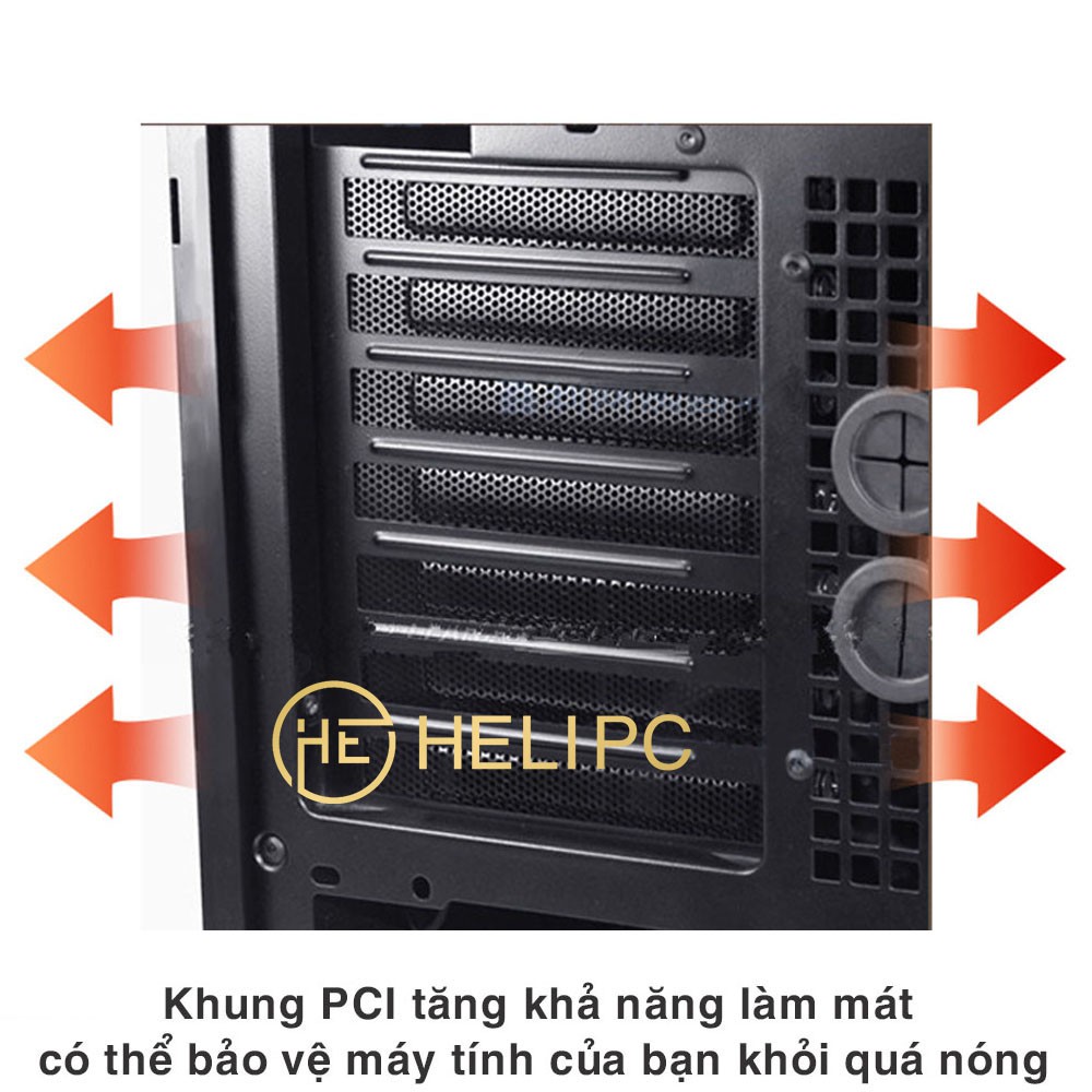 Miếng lưới lọc bụi bo mạch PCI cho máy tính - Nắp lưới khe cắm PCI - Bộ 5 miếng