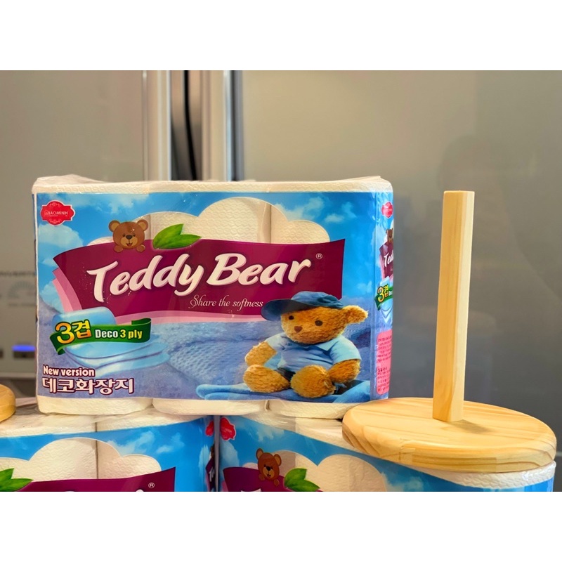 3 Cuộn Giấy TEDDY BEAR Đa Năng Kitchen Towel