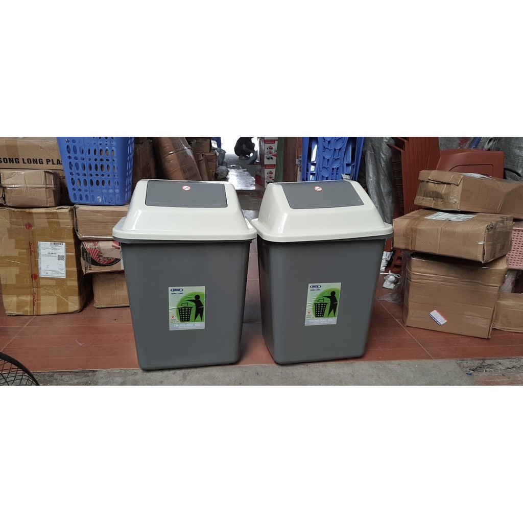 Thùng rác lắp lật nhựa HSL