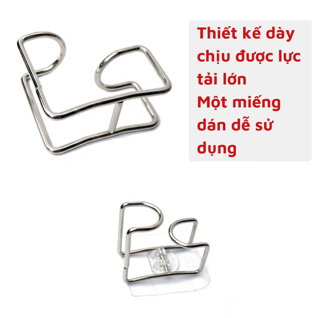 Móc treo cài chậu dán tường gác thau rửa đồ dùng tiện ích nhà tắm tiết kiệm không gian bếp nhà bạn