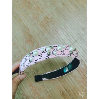 Bờm vải đính hạt siêu xinh