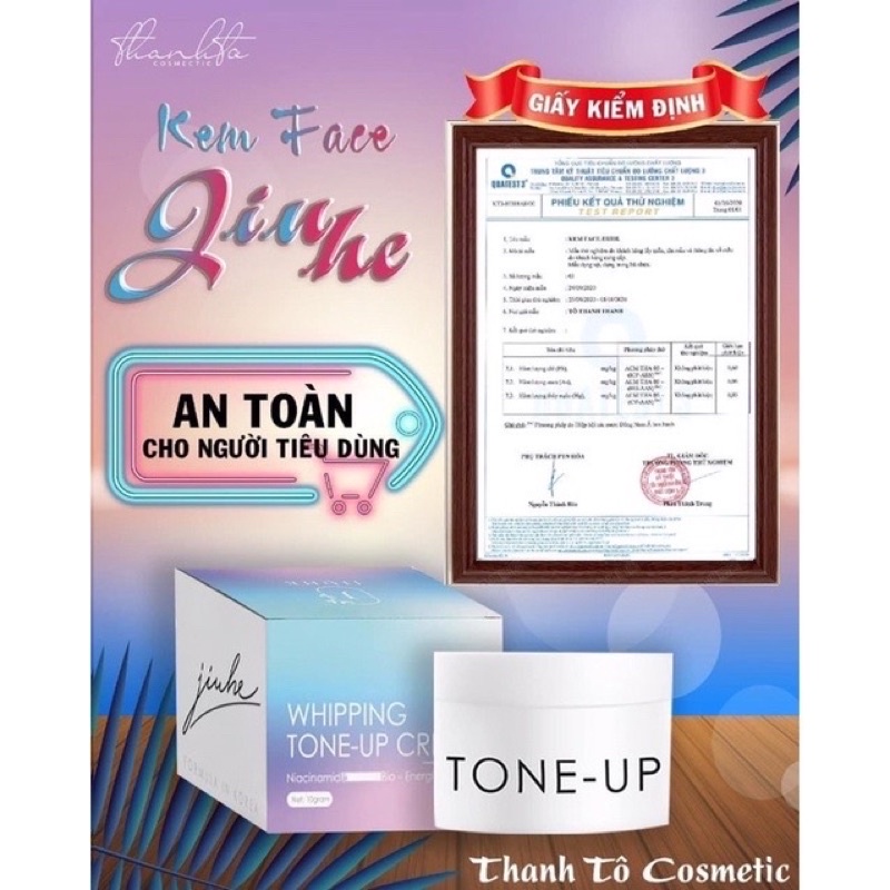 KEM FACE JIUHE THANH TÔ _ TONE UP CREAM WHIPPING ( CHÍNH HÃNG 100%)