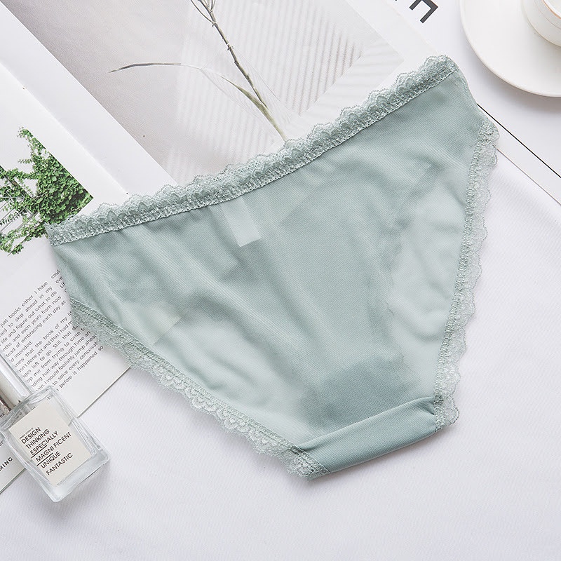 Quần Lót Lưới Viền Ren Siêu Mỏng Dai P038