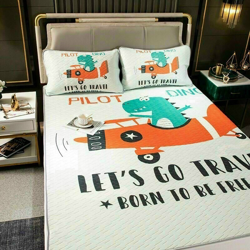 Chiếu điều hòa cao su non kèm 2 vỏ gối Latex nhập khẩu chính hãng