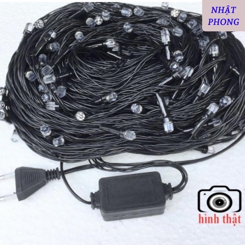 Dây đèn nháy thả mành ,Đèn led sợi mành buông 2m5 chống nước bóng nhiều màu trang trí nhà cửa