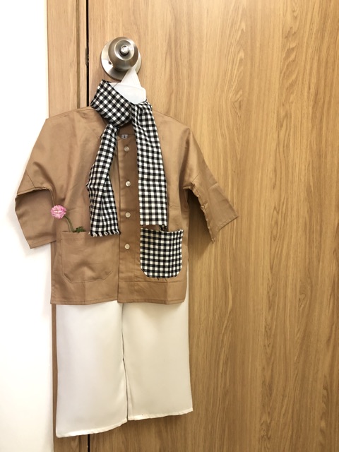 Bộ Bà Ba Bé Gái Quần Trắng 8kg-45kg