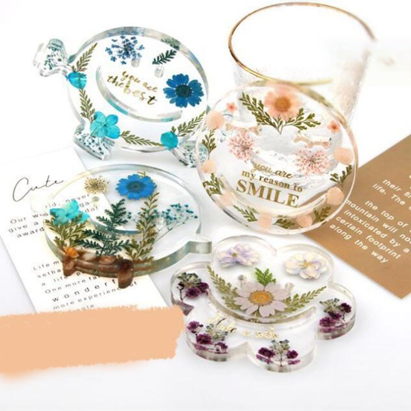 Sa Khuôn Làm Trang Sức Hình Tròn / Mặt Cười Bằng Epoxy Độc Đáo Diy