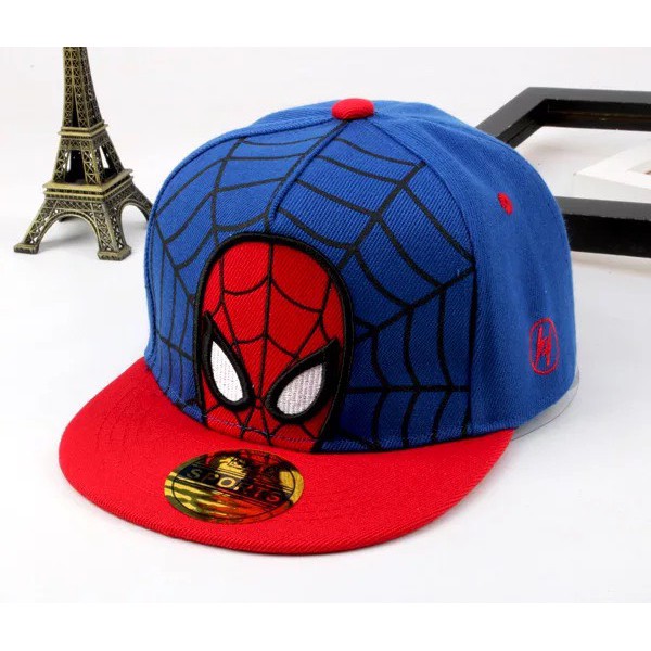 Mũ snapback bé trai Marvel, người nhện