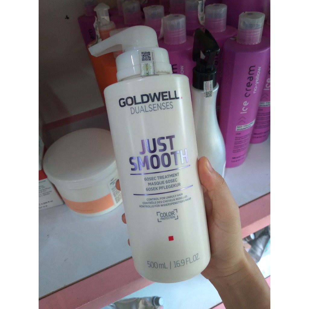 HẤP DẦU GOLDWELL SMOOTH SUÔN MƯỢT 60S 500ML [ CHÍNH HÃNG ]