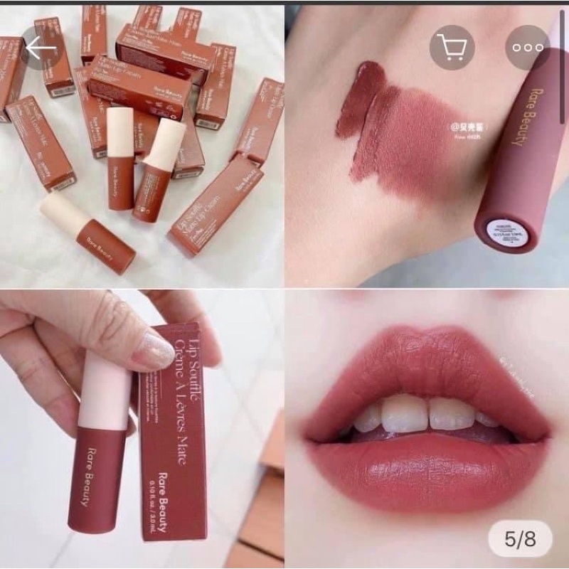 Set Rare Beauty mini 2 món son và má hồng
