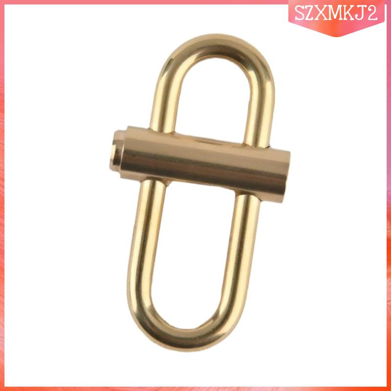 [szxmkj2] Móc Khóa Kẹp Thắt Lưng Bằng Đồng Thau Độc Đáo Chất Lượng Cao
