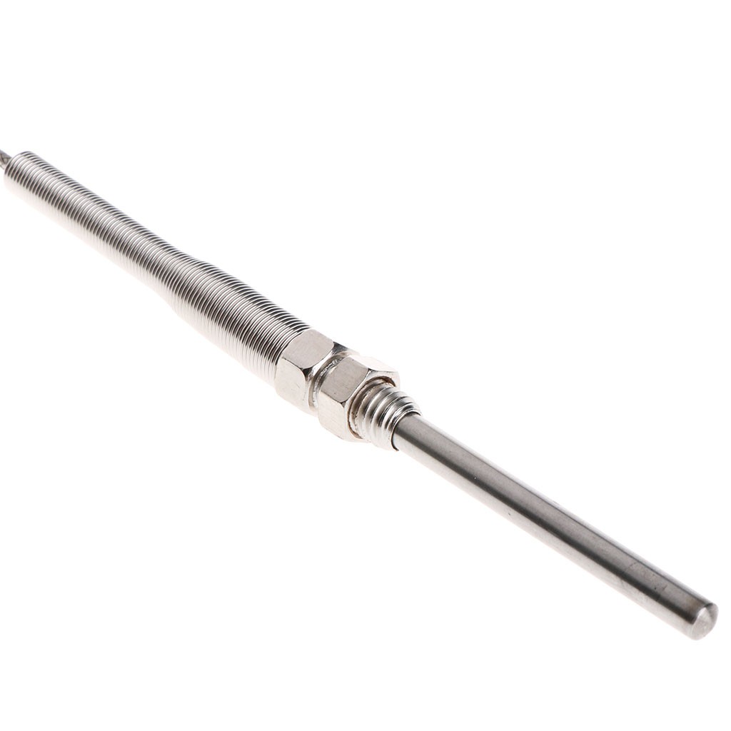 1M K-Type Thermocouple Probe 5mm x 50mm 2Wire M8 Thread 3.3Ft Temperature Sensor