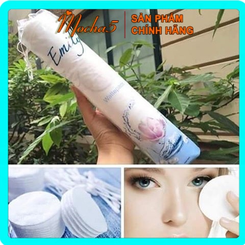 BTT EMILY ĐỨC bông tẩy trang siêu dai không tơi xù 120 miếng