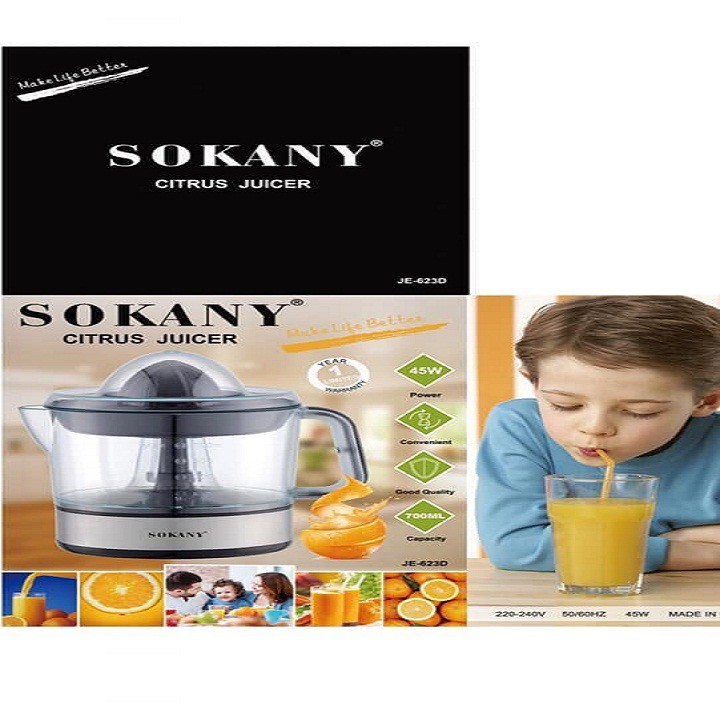 [Xả Kho_Sale Sập Sàn] Máy Vắt Cam Tự Động Đa Năng Sokany NHẬT BẢN [Bảo Hành 12 Tháng]