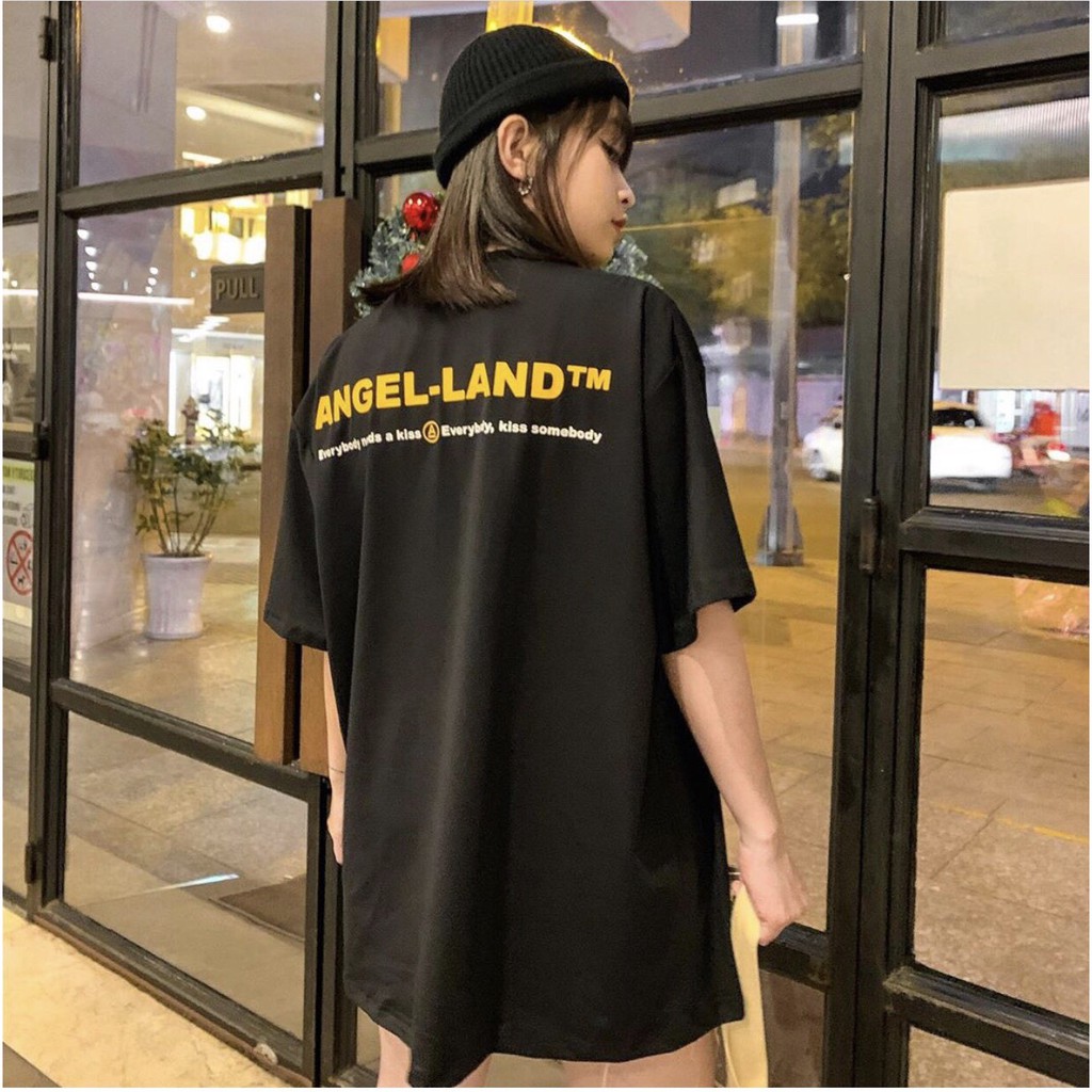 Áo Thun ANGEL LAND. Thiên Thần Ulzzang Unisex 1hitshop | BigBuy360 - bigbuy360.vn