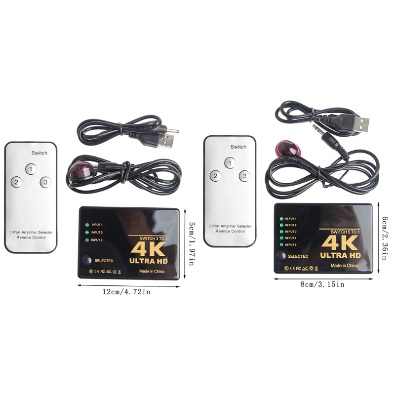 Bộ ChuyểN ĐổI 4K 3x1 5x1 Cho TV / MáY ChiếU / Laptop