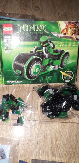 Lắp ráp 1 hộp LegoNinja Xe mô tô bánh lớn 531 bằng nhựa ABS