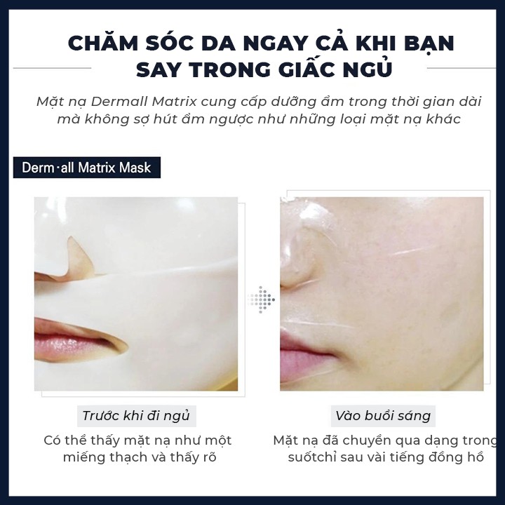 Mặt nạ dưỡng trắng da cao cấp Derm all Matrix 35g