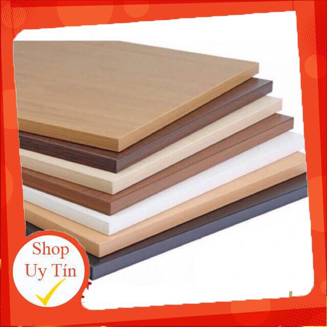 Tấm gỗ mdf lõi xanh dán 4 cạnh (có sẵn) làm kệ mặt bàn tuỳ ý
