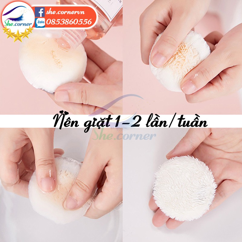 Bông dặm phấn MAANGE Flocking Honey Powder Puff MAG5809