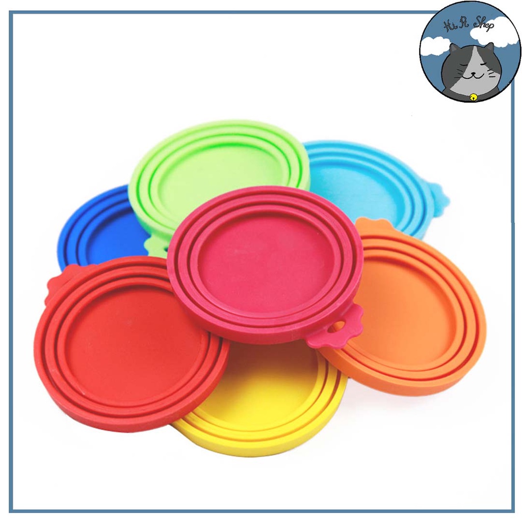 Nắp Đậy Thức Ăn Silicon  Cho Chó Mèo Nắp Đậy Hộp Pate, Súp Dành Cho Thú Cưng