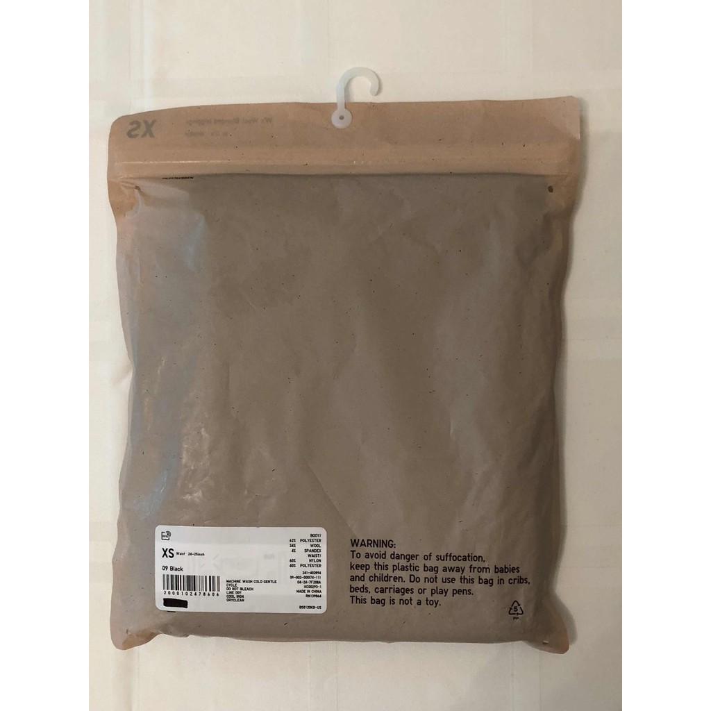 Quần legging tập UNIQLO chất len ép dành cho mùa đông